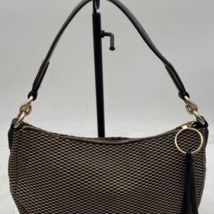 Coach Legacy Chelsea Black/Beige Canvas Shoulder Bag